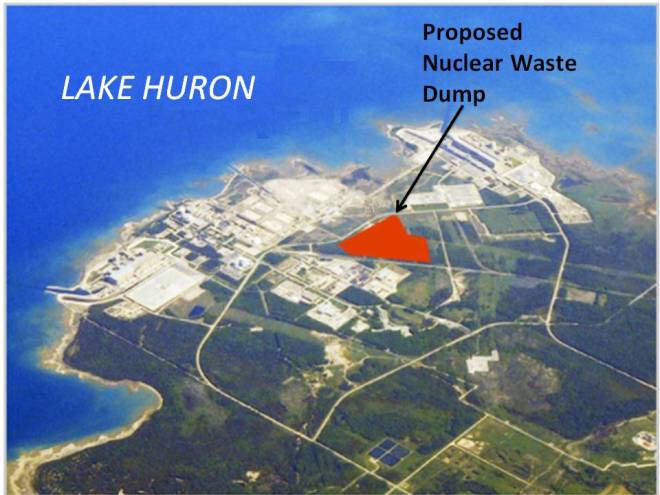 lake huron nuclear dump